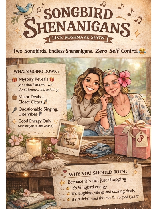 Handbags - Songbird Shenanigans Live Show W/ @Sandra_Chu And Me Thursday @11am Est